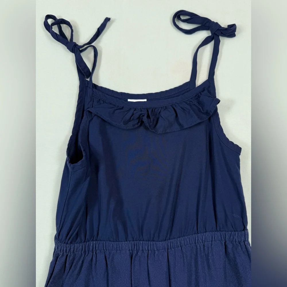 GYMBOREE Girl Navy Floral Maxi Dress‎ 6 Boho Summer Retro 2016 Bold Sundress Y2K